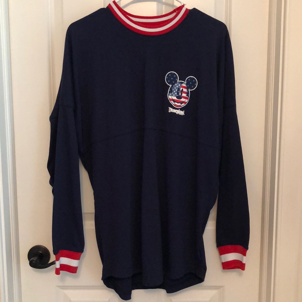 Red White and Blue Disneyland Sweatshirt